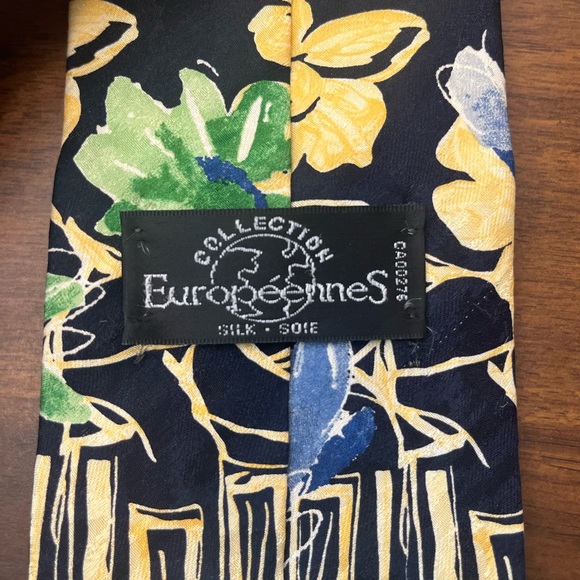 Vintage Silk Europeennes Tie - Picture 4 of 5